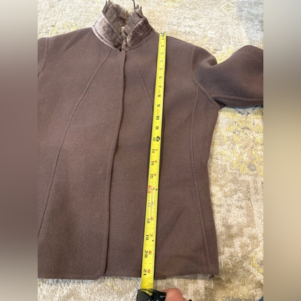 Elie Tahari Erdan Virgin Wool Reversible Jacket - Picture 14 of 16